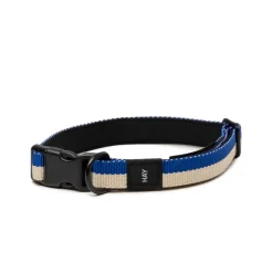 HAY Accessoires Pour Chiens*Dogs Collar Flat S/M Blue / Off White