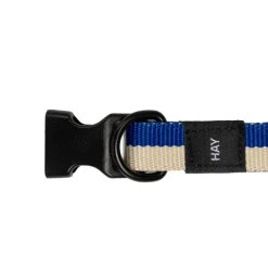 HAY Accessoires Pour Chiens*Dogs Collar Flat S/M Blue / Off White