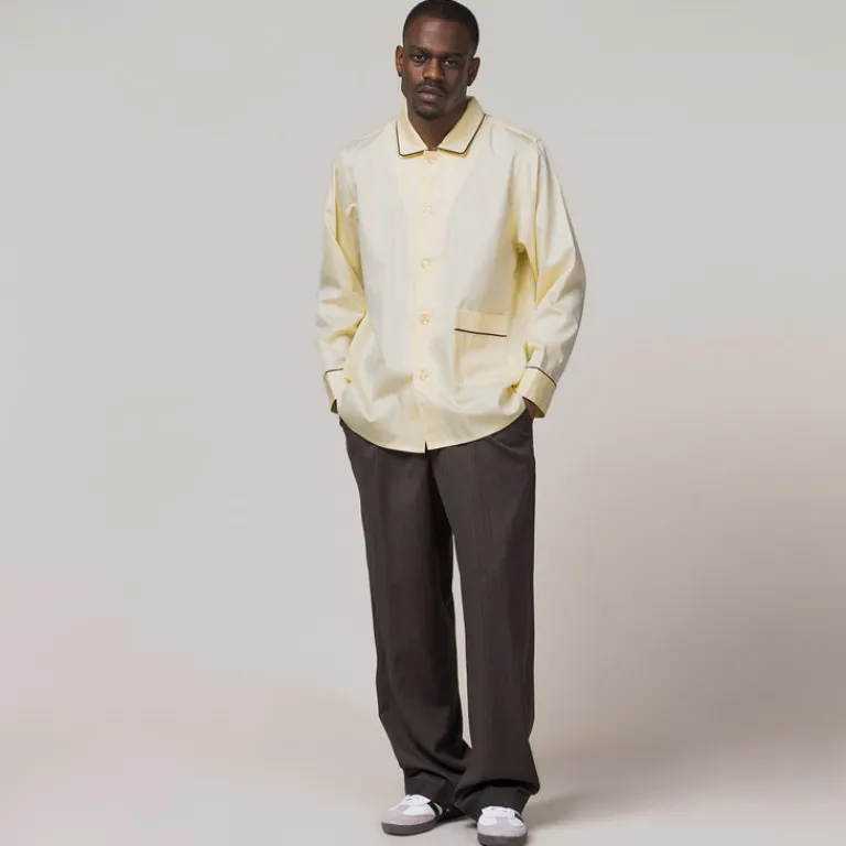 HAY Pyjamas & Sous-Vêtements*Outline Pyjama L/S Shirt Soft Yellow