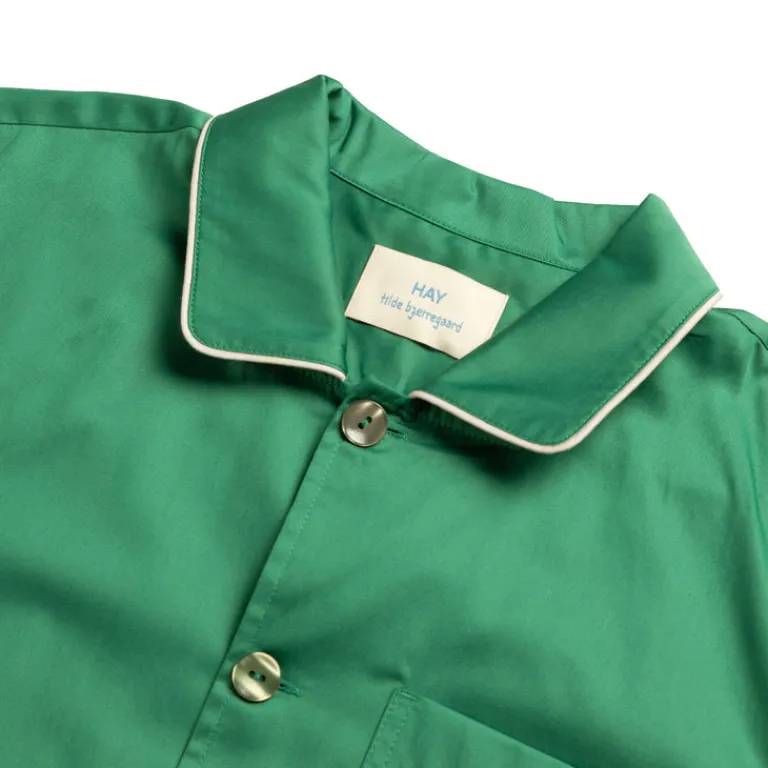 HAY Pyjamas & Sous-Vêtements*Outline Pyjama Shirt Emerald Green