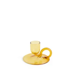 HAY Bougies & Parfums D'Ambiance*Tiny Candleholder Curved Yellow