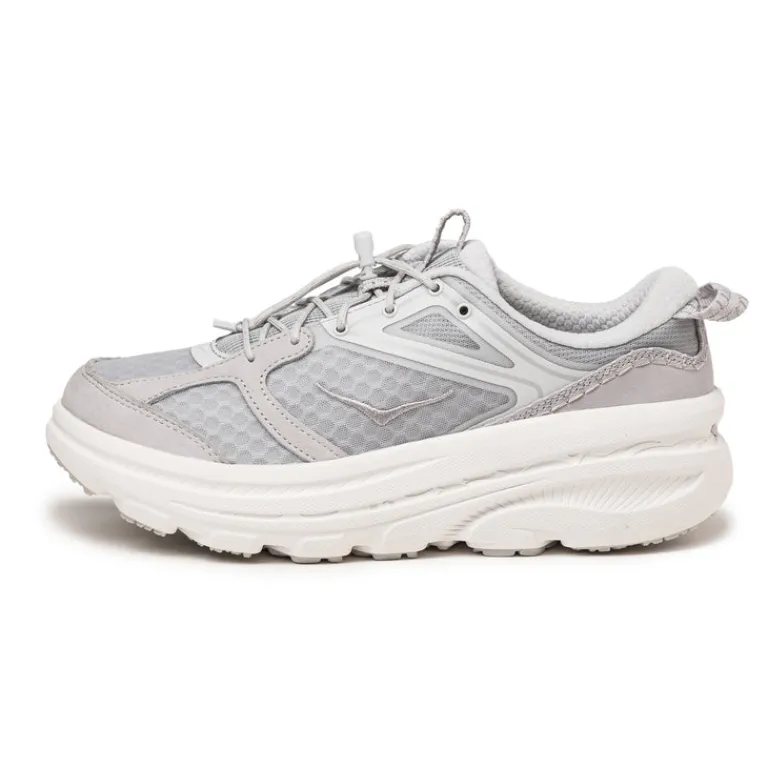 HOKA Sneakers En Cuir*Bondi B3 LS Cosmic Grey / White