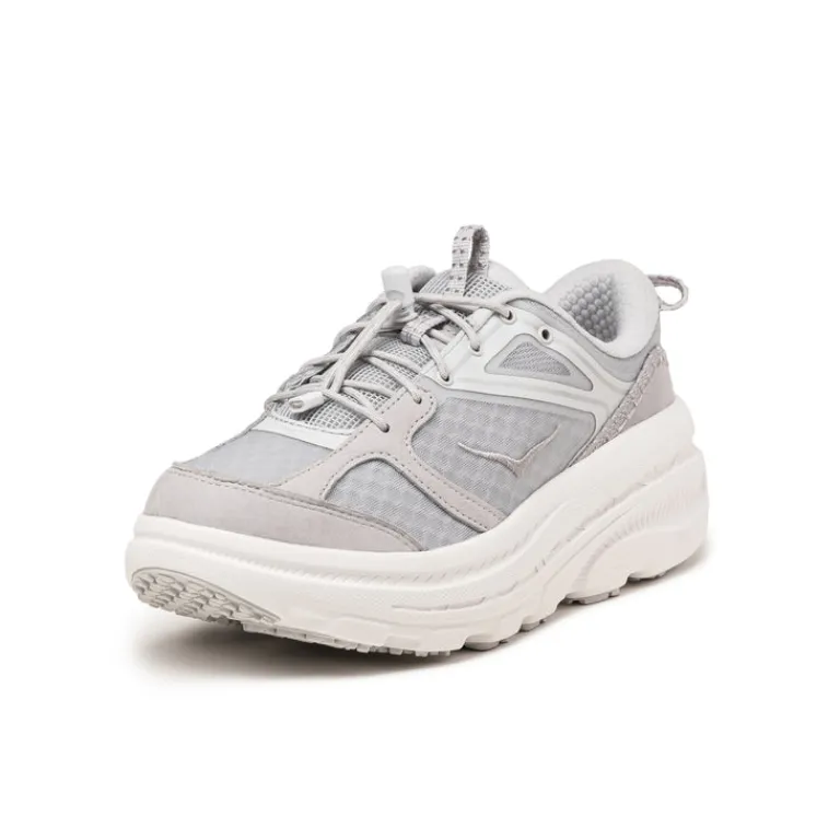HOKA Sneakers En Cuir*Bondi B3 LS Cosmic Grey / White