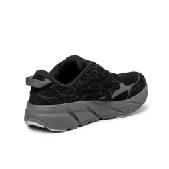 HOKA Sneakers En Cuir*Clifton L Suede TP Black / Satellite Grey