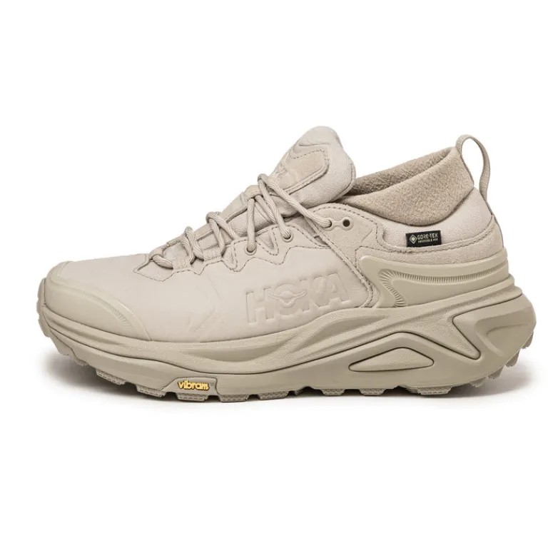 HOKA Sneakers Imperméables|Sneakers En Cuir*Kaha 3 Low GTX Raw Linen / Oat Milk