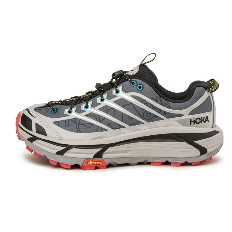 HOKA Sneakers Végétaliens|Baskets D'Extérieur*Mafate Three2 Ash Grey / Outer Orbit