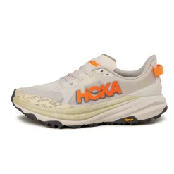 HOKA Sneakers Végétaliens|Baskets D'Extérieur*Speedgoat 6 White / Neon Tangerine
