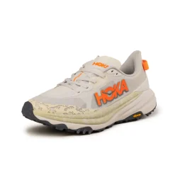 HOKA Sneakers Végétaliens|Baskets D'Extérieur*Speedgoat 6 White / Neon Tangerine