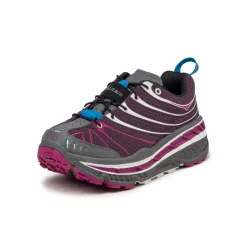 HOKA Sneakers En Cuir|Baskets D'Extérieur*Stinson Evo OG Aubergine / Fuchsia / Anthracite