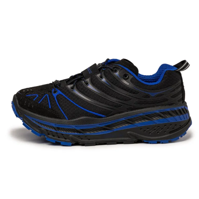 HOKA Sneakers En Cuir|Baskets D'Extérieur*Stinson Evo OG Black / Blue