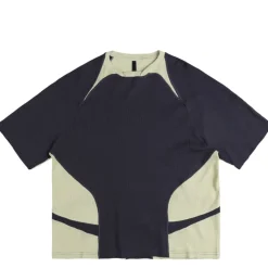 J.L.-A.L. T-Shirts*Waffle Facet SS Green Slate
