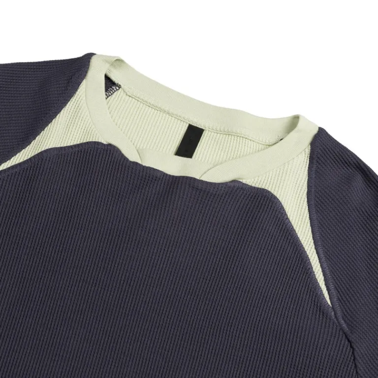 J.L.-A.L. T-Shirts*Waffle Facet SS Green Slate