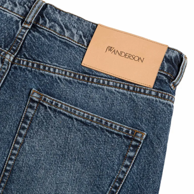 JW Anderson Pantalons*5 Pocket Straight Leg Trousers Mid Blue
