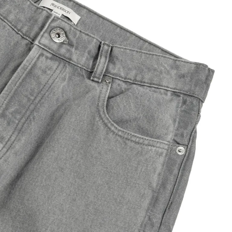 JW Anderson Pantalons*Bootcut Jeans Light Grey