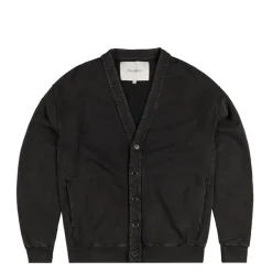JW Anderson Pullover*Garment Dye V Neck Cardigan Washed Black