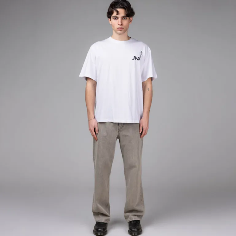 JW Anderson T-Shirts*JWA Back Print T-Shirt White