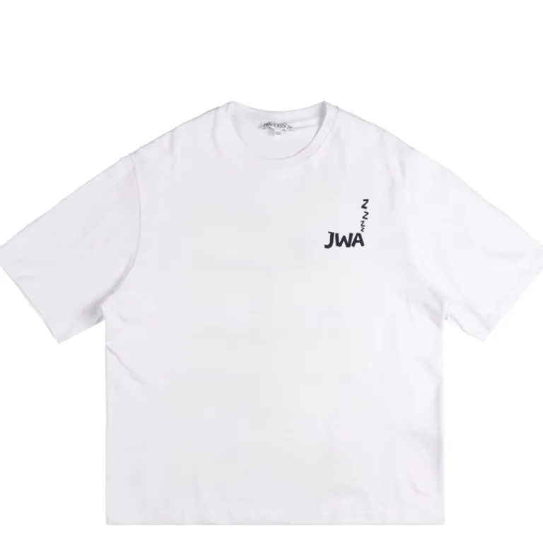 JW Anderson T-Shirts*JWA Back Print T-Shirt White
