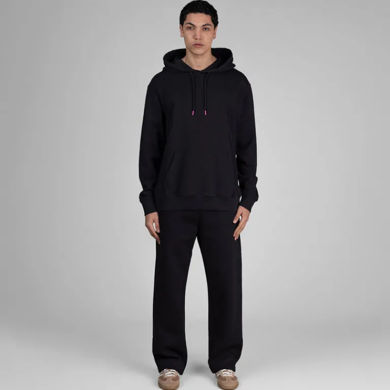 JW Anderson Sweats À Capuche*JWA Lace Back Panel Hoodie Black