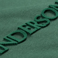 JW Anderson T-Shirts*Logo Embroidery T-Shirt Dark Green