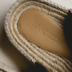 JW Anderson Sneakers En Cuir*Suede Espadrille Loafer Mule Taupe