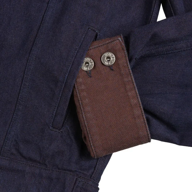 JW Anderson Gilets*Turn Up Cuff Jacket Blue / Red