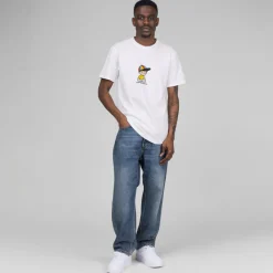 JW Anderson Pantalons*Cropped Straight Leg Jeans Mid Blue Denim