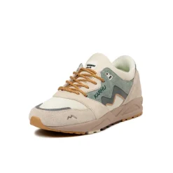 Karhu Sneakers En Cuir|Chaussures De Running Retro*Aria 95 Turtledove / Iceberg Green