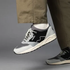 Karhu Sneakers En Cuir|Chaussures De Running Retro*Aria 95 Dawn Blue / Jet Black