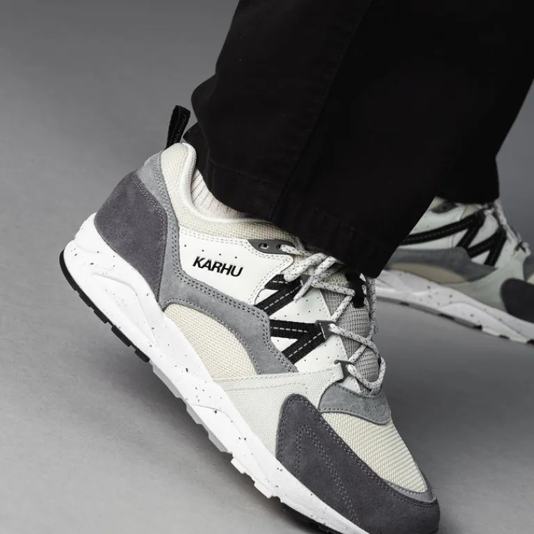 Karhu Sneakers En Cuir|Baskets D'Extérieur*Fusion 2.0 Limestone / Jet Black