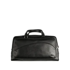 Lacoste Alle Anzeigen|Sacs*Angy Leather Computer Pocket Weekender Bag Black