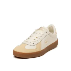 Lacoste Sneakers En Cuir|Baskets Décontractées Terrace*Baseshot Pro Light Yellow / Gum