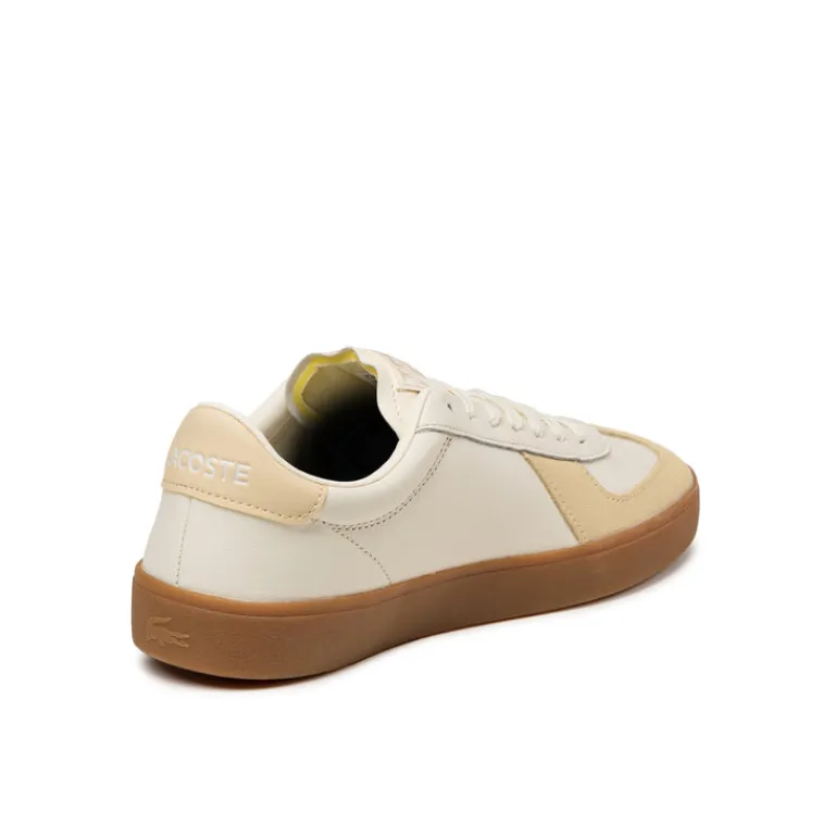 Lacoste Sneakers En Cuir|Baskets Décontractées Terrace*Baseshot Pro Light Yellow / Gum