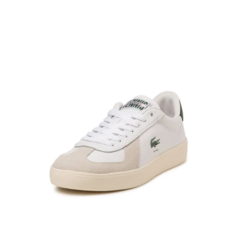 Lacoste Sneakers En Cuir|Baskets Décontractées Terrace*Baseshot Pro W White / Off White