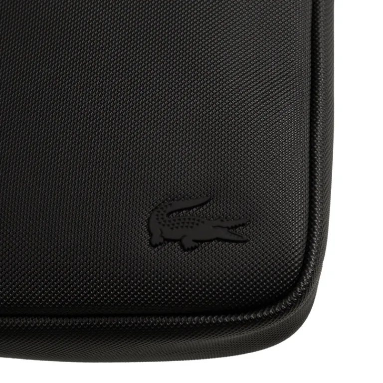Lacoste Alle Anzeigen|Sacs*Classic Pique Effect Satchel Black
