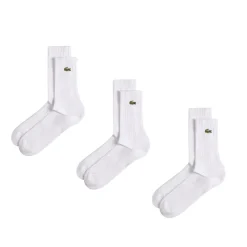 Lacoste Chaussettes*High Cut Socks 3-Pack White
