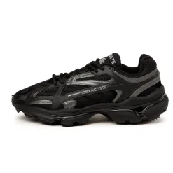 Lacoste Sneakers En Cuir|Chaussures De Running Retro*L003 2K24 Black / Black