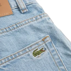 Lacoste Pantalons*Loose Fit Branded 5 Pocket Jeans Blue