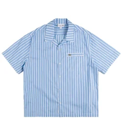 Lacoste Chemises*Striped Relaxed Fit Shirt White / Blue