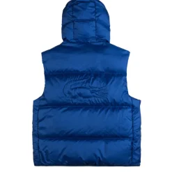 Lacoste Vestes*Water-Repellent Short Puffed Vest Blue