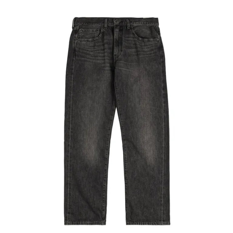 Levi's Pantalons*505 Regular Basalt Rock Selvedge Black