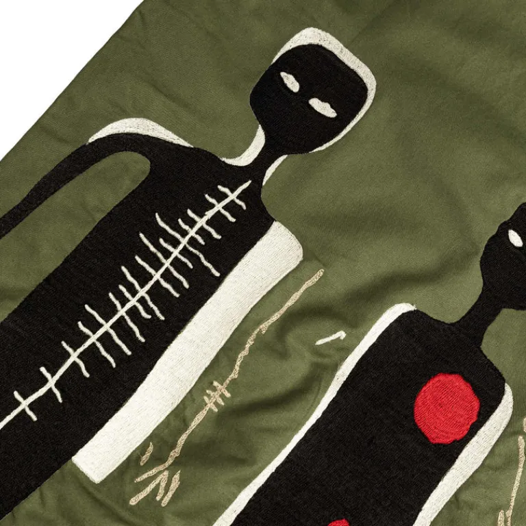 Maharishi Pantalons*x Jean-Michel Basquiat Nu-Nile Loose Snopants Olive