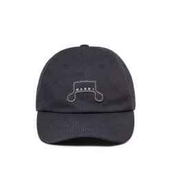 Marni Alle Anzeigen|Caps & Bucket Hats*Baseball Cap With Embroidered Logo Black