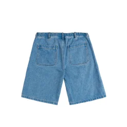 Marni Shorts*Denim Shorts With Patch Detail Cobalt