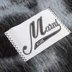 Marni Alle Anzeigen|Écharpes*Leopard Wool Blend Scarf Leaden Blue