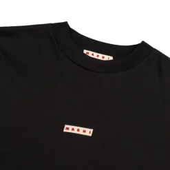 Marni T-Shirts*Logo Patch T-Shirt Black