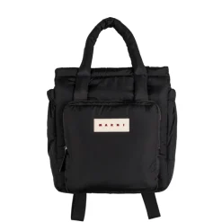 Marni Alle Anzeigen|Sacs*Puffy Tote Backpack Black