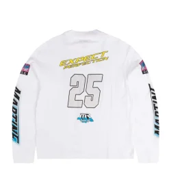 Martine Rose T-Shirts*Funnel Neck Longsleeve T-Shirt White BMX