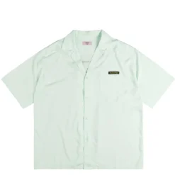 Martine Rose Chemises*Hawaiian Shirt Green Mint Scribble