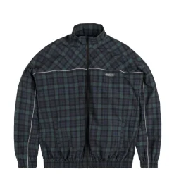 Martine Rose Gilets*Oversized Track Jacket Black Tartan