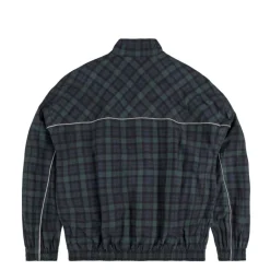 Martine Rose Gilets*Oversized Track Jacket Black Tartan